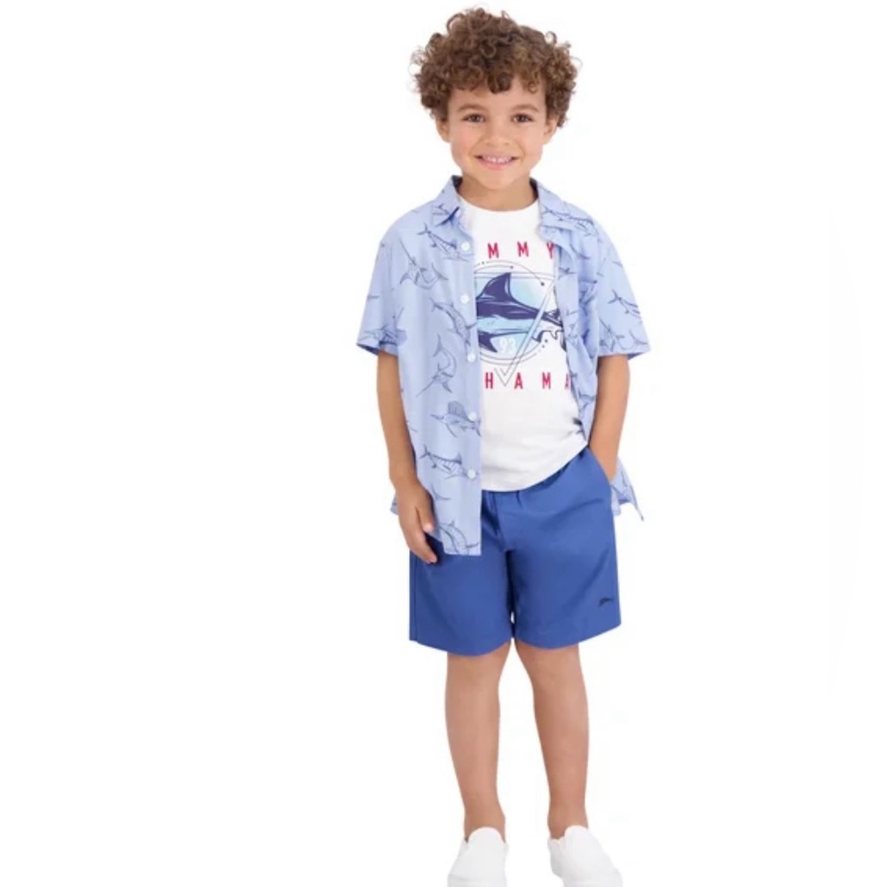 Tommy Bahama Kids Boys Shirts Shorts 3-piece Set NWT